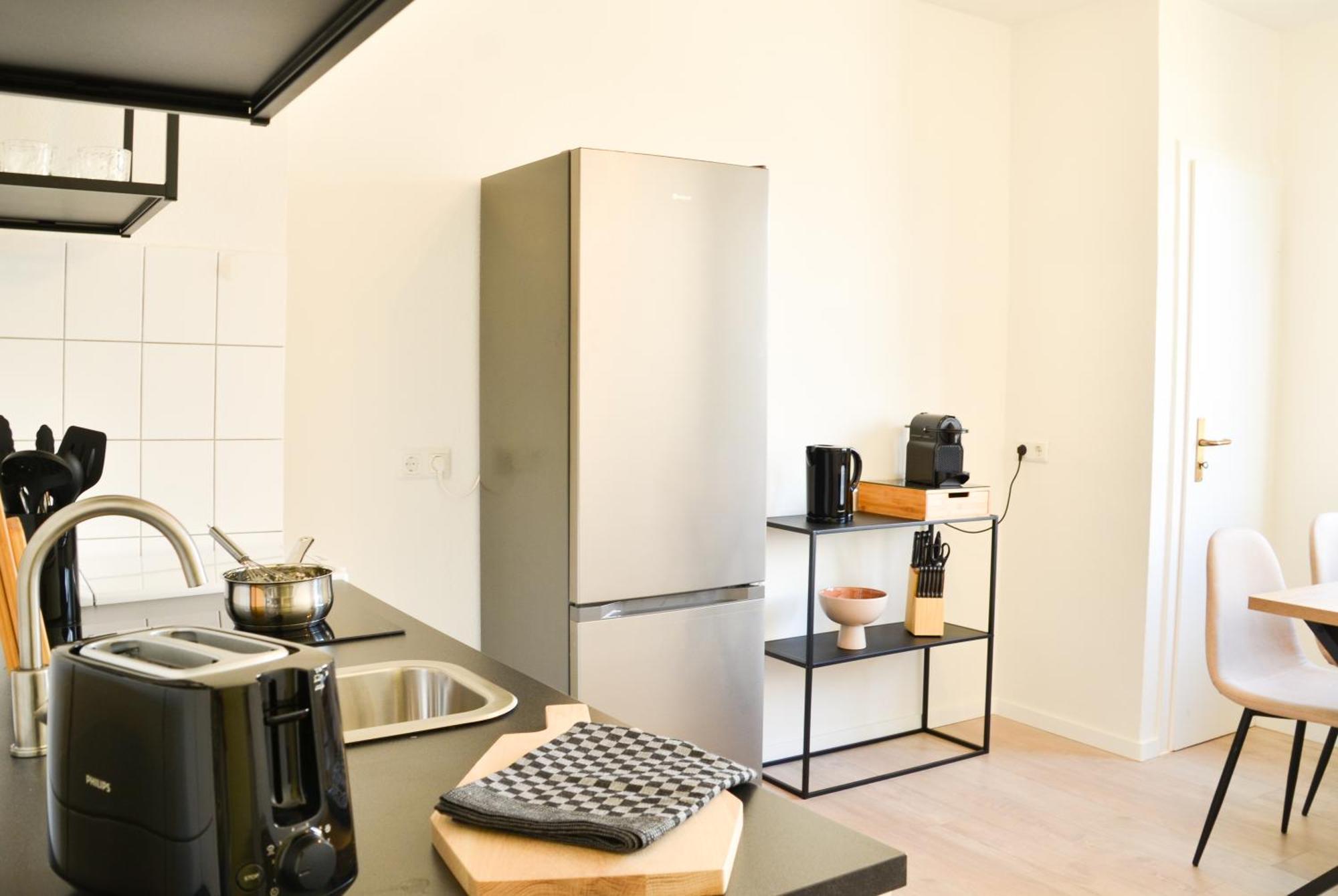Milpau Bottrop 2 - Modernes Und Zentrales Premium-Apartment Fuer 4 Personen Mit Queensize-Bett Und Einzelbetten - Netflix, Nespresso Und Smart-Tv Exterior foto